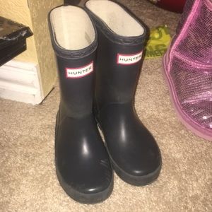 Hunter rain boots kids size 8